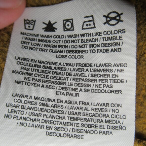 ✨Converse Heathered Mustard Yellow Quarter-Zip Hoodie | Size XS - Picture 11 of 13